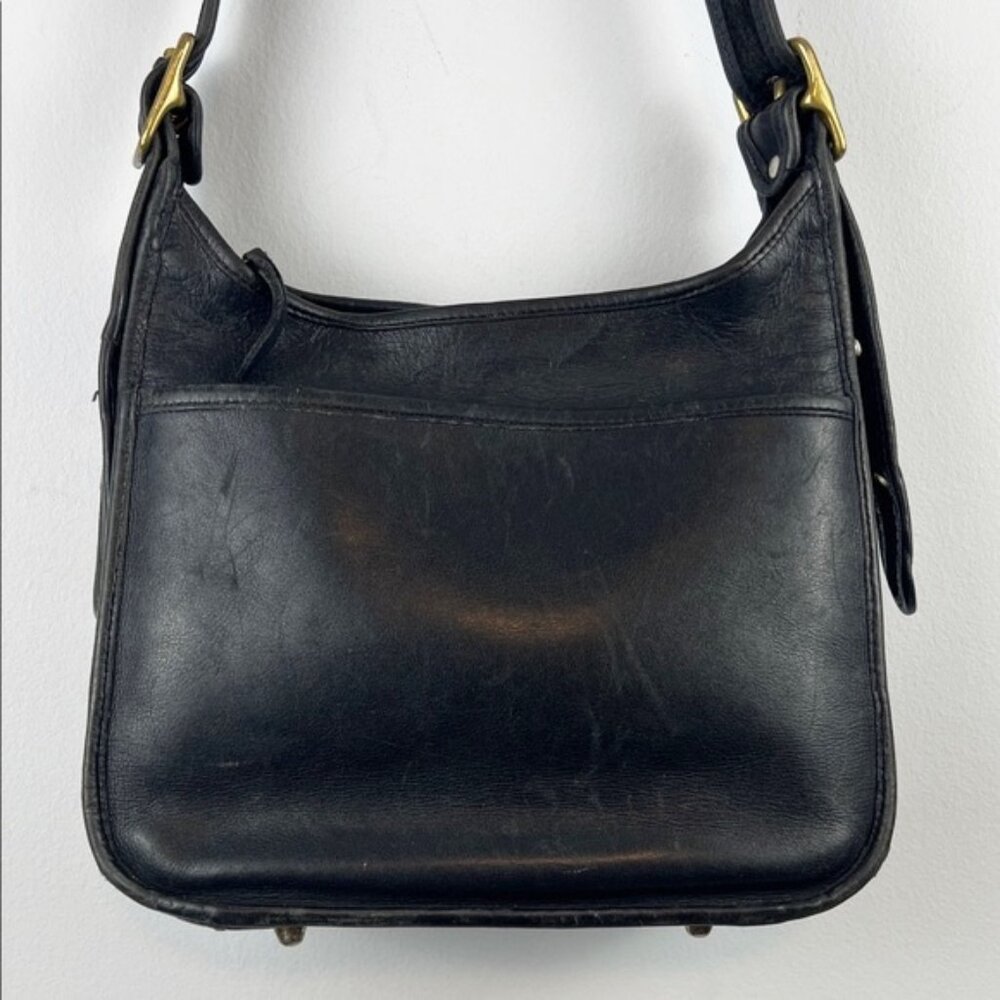 Coach USA Legacy Black Leather Crossbody Shoulder Bag 9966 - Picture 3 of 16